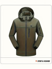 Men's Smart Heating Jacket Waterproof Windproof Coat