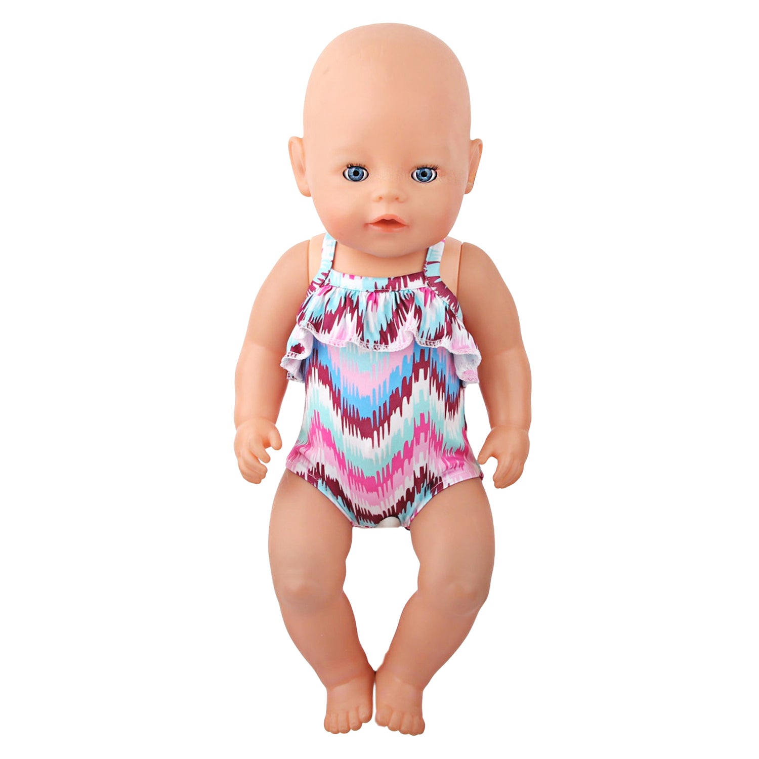 18'' Rainbow Doll Suspender Swimsuit for Baby Born&Our Generation
