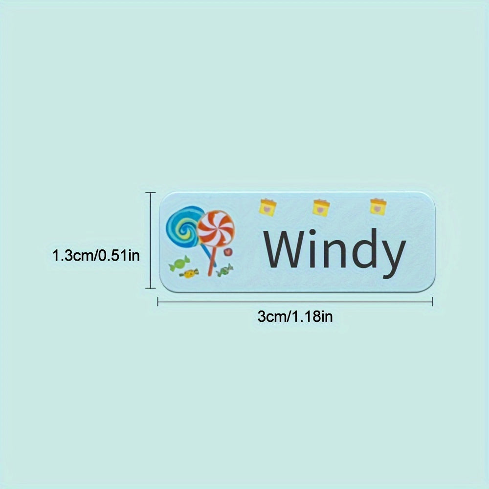 Customized High Name Stickers, Waterproof, Non-fading, Easy to Mark Items