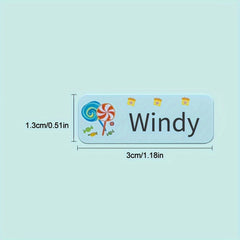 Customized High Name Stickers, Waterproof, Non-fading, Easy to Mark Items
