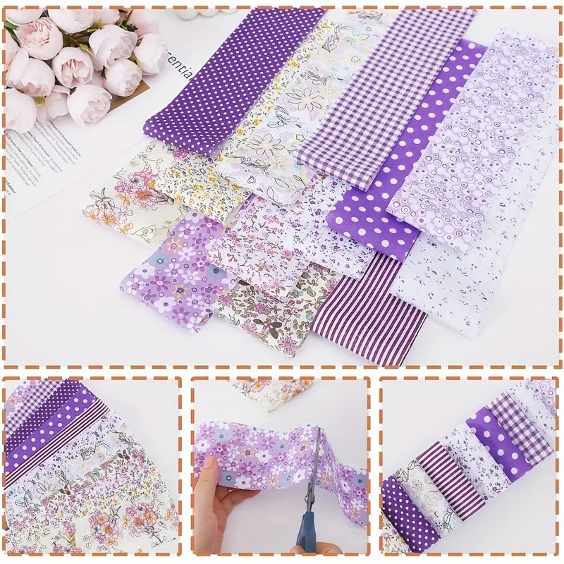 40pcs Cotton Quilting Fabric Strips Jelly Roll for Patchwork Craft
