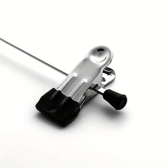 5pcs Metal Pants Clips Stainless Steel Antiskid Portable Scalable