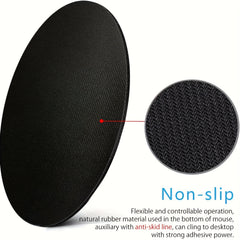 Bee Mouse Pad Round Non Slip Rubber Mousepad Laptop Office Computer Decor