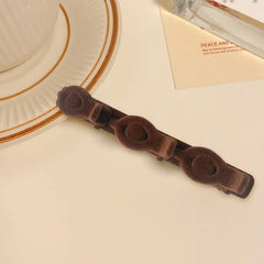 Velvet Hair Clip Braided Side Clip Women Hair Accessories Barrette