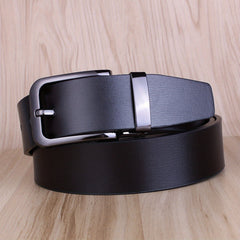 Casual Leather Belt For Men with Pin Buckle