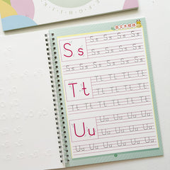 Grooved Letter Tracing Book & Writing Tools Set