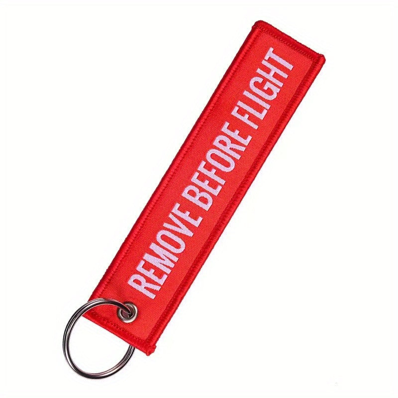 Aviation Enthusiast REMOVE BEFORE FLIGHT Key Chain