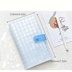 Plaid File Folder A4 Organ Bag PP Layer Student Storage Data
