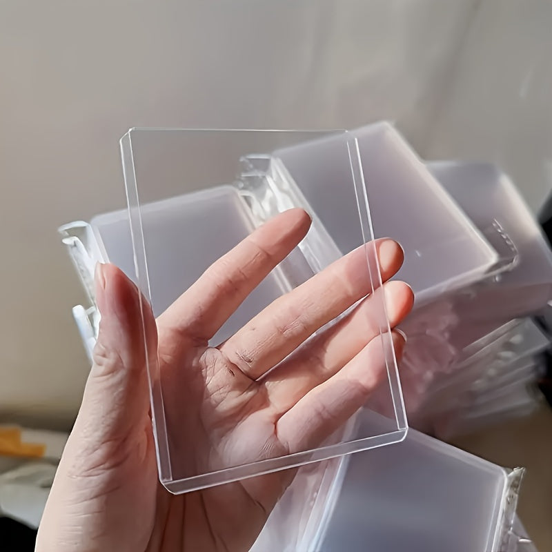 10pcs Double-sided Card Holder Hard Car