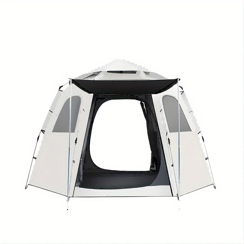 6 Person Camping Tent Rain Shelter with Carrying Bag Lightweight Waterproof