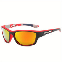 Men's Polarized Sports Sunglasses Colorful Film Lens Cycling Dustproof