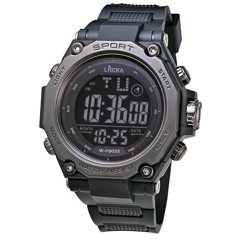 Kids' Digital Wristwatch with Backlight IPX7 TPU Strap