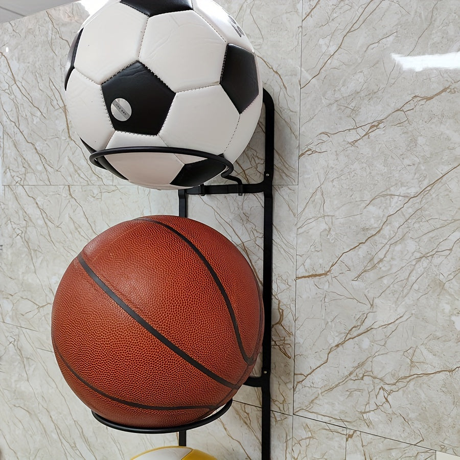 Ball Storage Rack - Detachable Basketball Display Stand