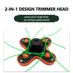 4 Line Lawn Mower Head Universal Trimmer Brush Cutter Weeding Head