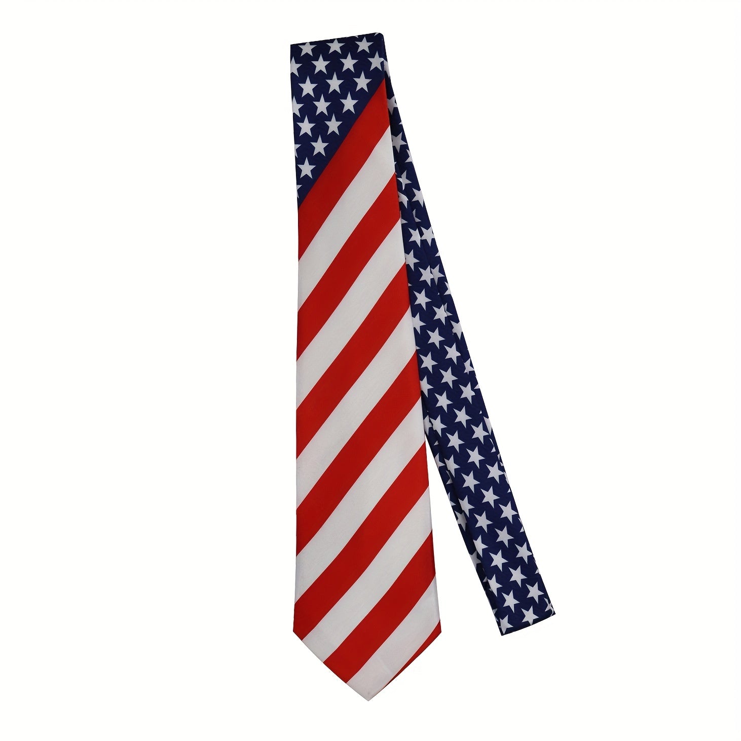 American Flag Pattern Tie Striped Necktie