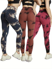 Tie Dye Yoga Pants High Stretch Leggings Women's Activewear