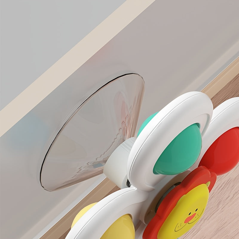 Cute Flower Gyroscope Suction Cup Toy