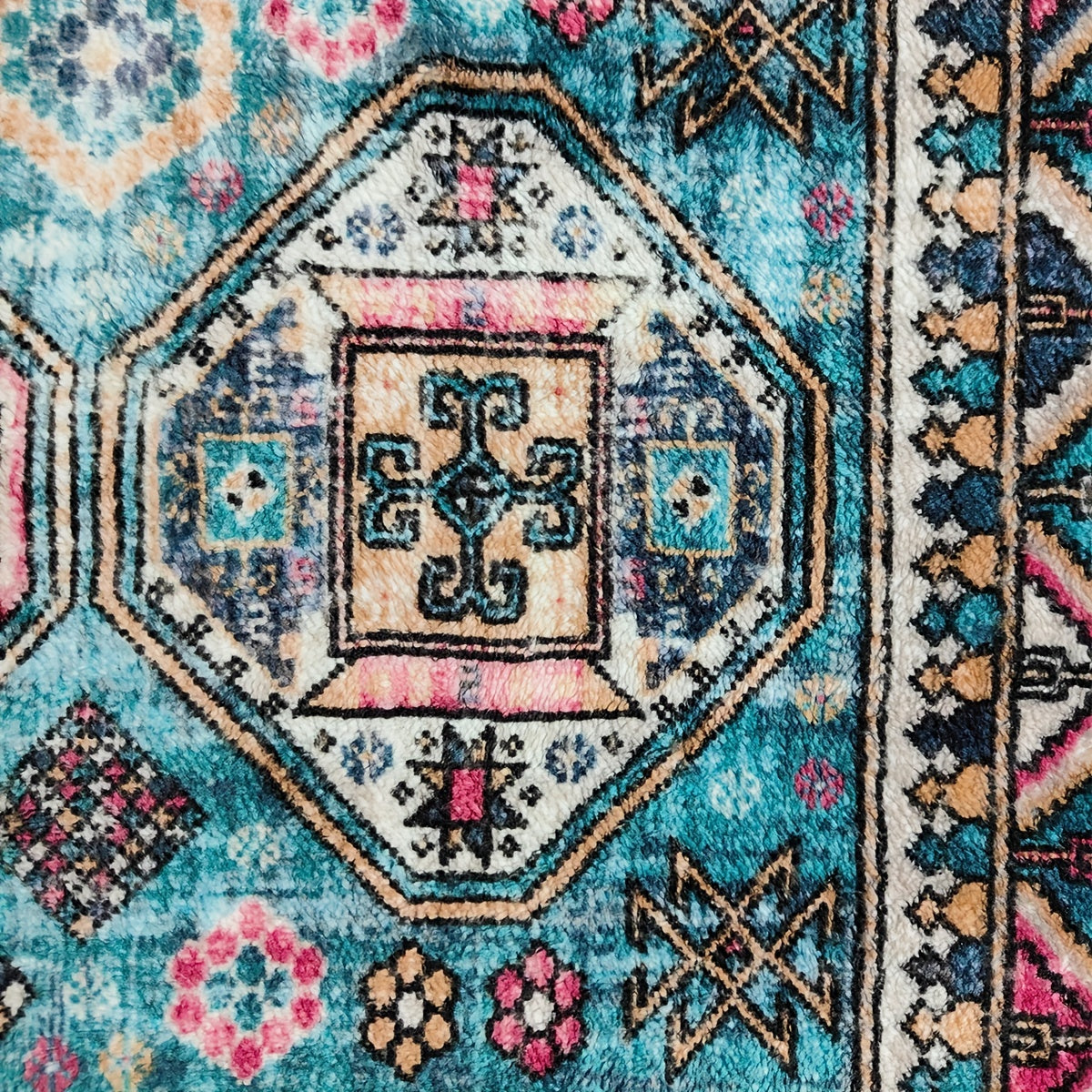 Retro Persian Cashmere Living Room Carpet Sofa Coffee Table Mat