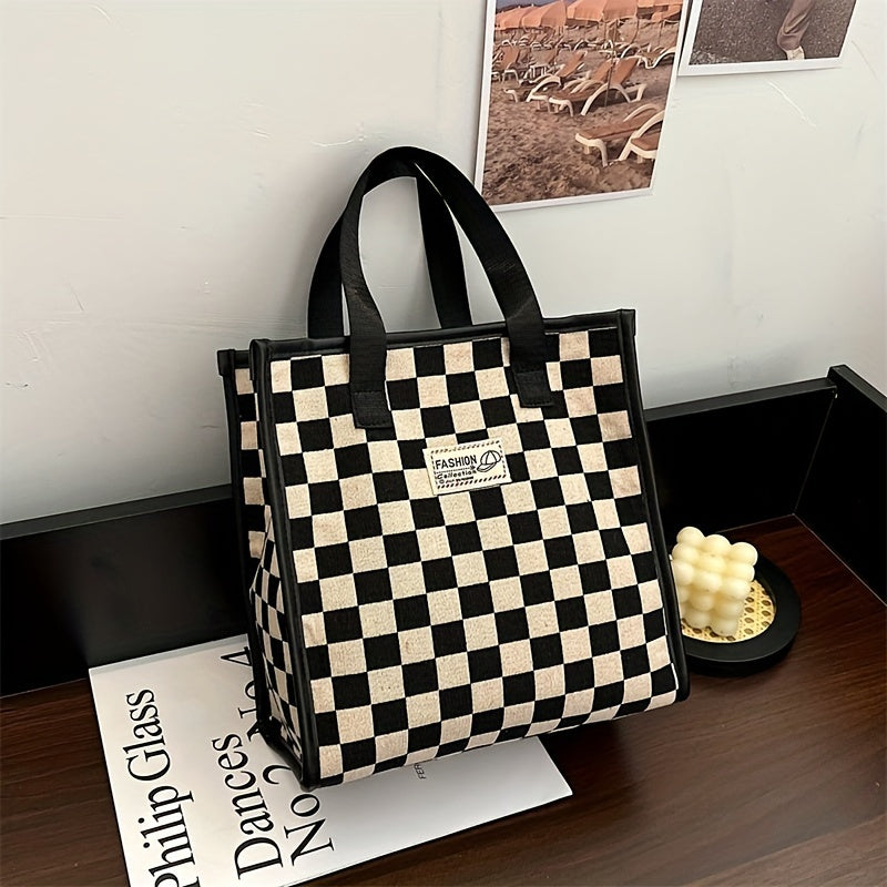 Geometric Pattern Handbag Casual All Match Carrying Bag For Women