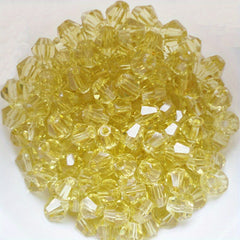 3mm Crystal Rhombus Beads Colored Glass Beads String Bracelet Necklace