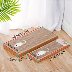 Durable Cat Scratcher Pad for Indoor Play and Claw Maintenance