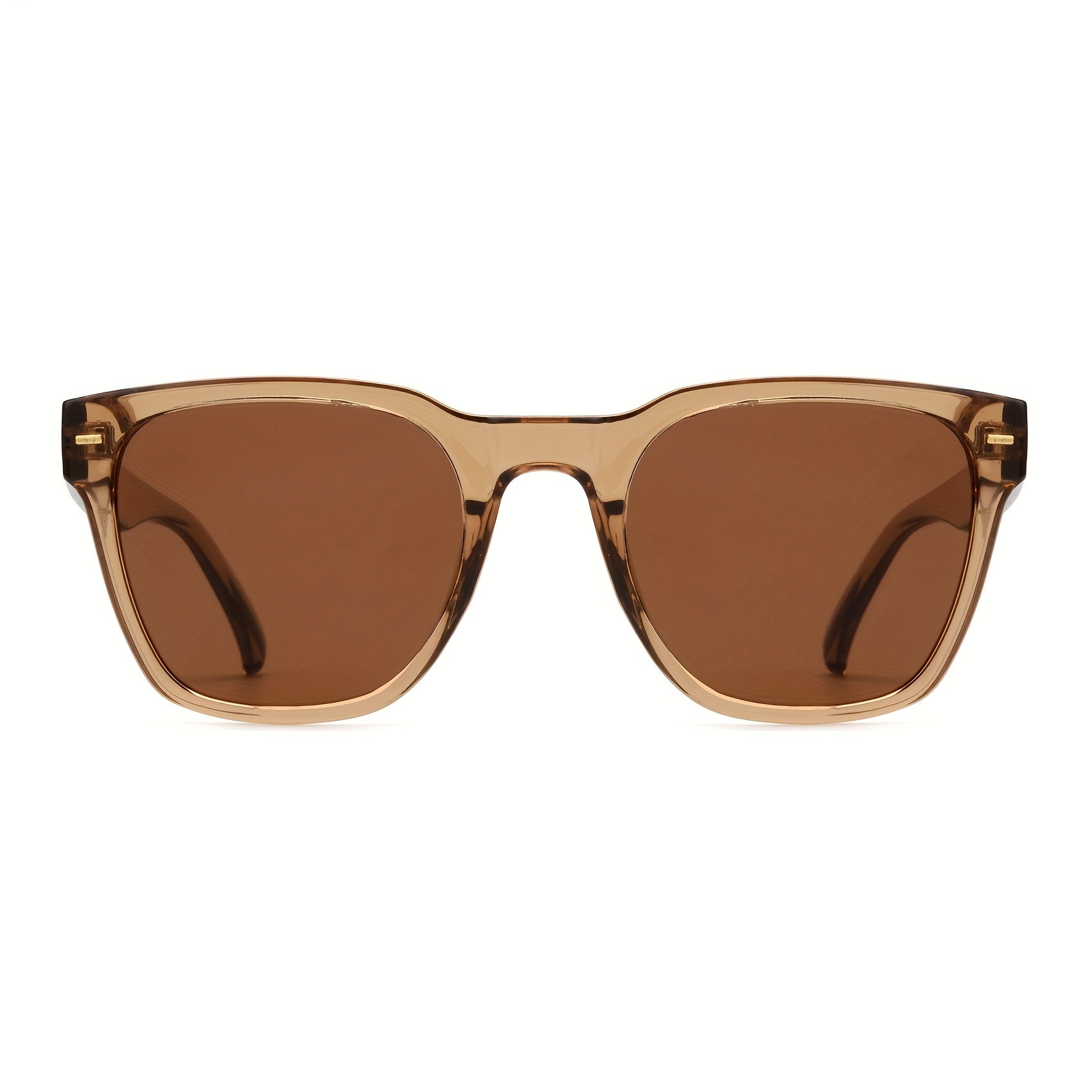 OUWEN Square Polarized Sunglasses Men Women Retro Sun Glasses VF2223