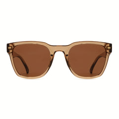 OUWEN Square Polarized Sunglasses Men Women Retro Sun Glasses VF2223