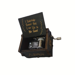 Retro Hand Cranked Music Box Magic Story Theme Music Box