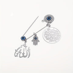 Vintage Allah Brooch - Lucky Amulet for Men