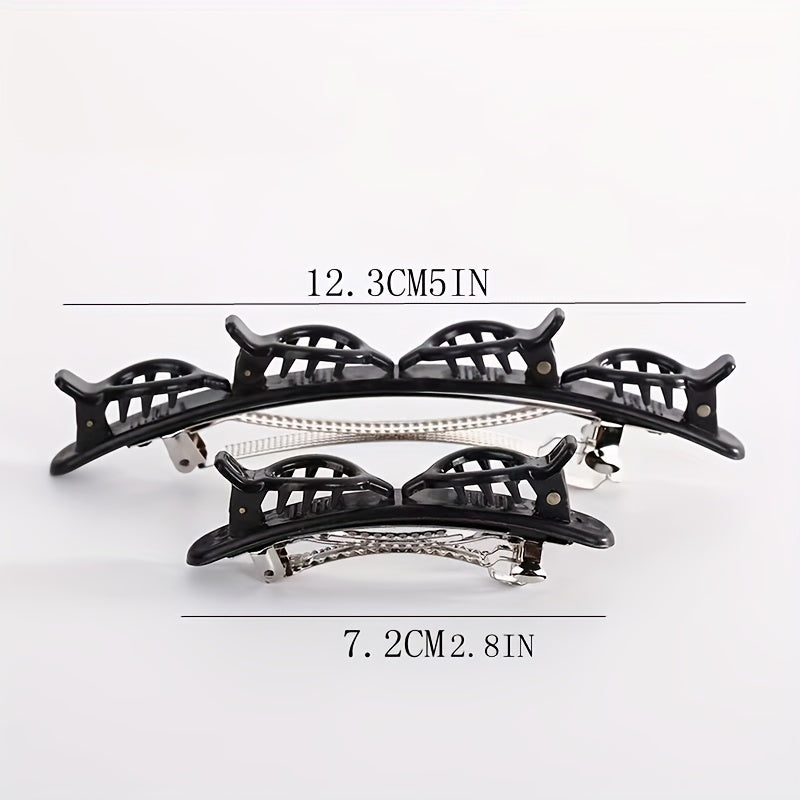 2pcs Double Layer Hair Clip Side Clip Bangs Clip Hair Accessories