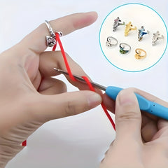 1pc Peacock Crochet Ring Tool for Beginners