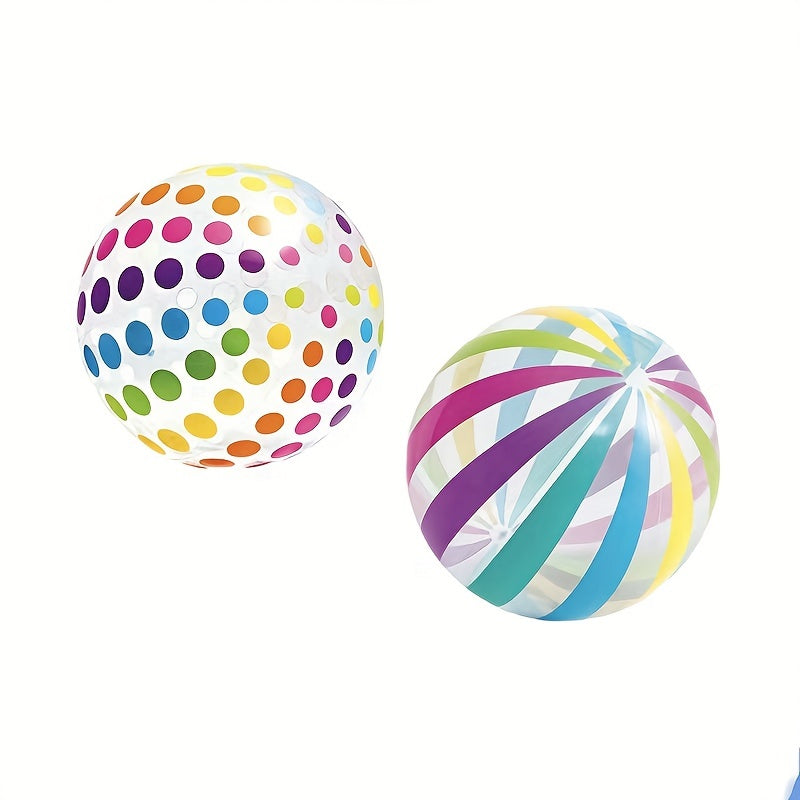 2pcs Inflatable Big Panel Colorful Beach Ball