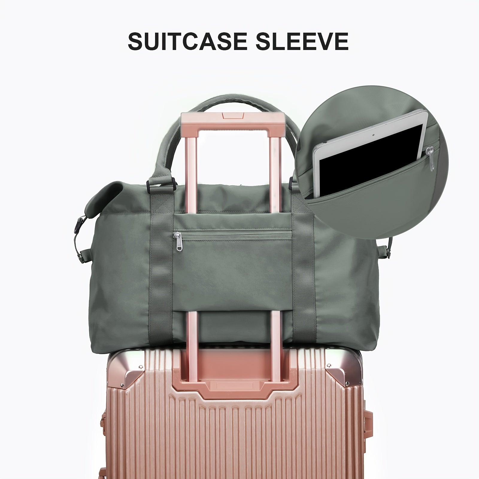 Portable Travel Bag Large Capacity Storage Lightweight Foldable Luggage