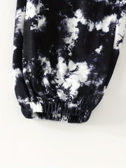 2pcs Boys Tie Dye Solid Long Pants for Spring/Autumn