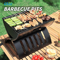 Foldable Portable Charcoal BBQ Stove for Outdoor Picnic Camping