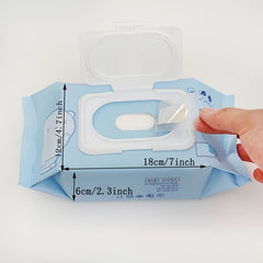 80 Sheets Baby Wipes for Newborns - Large Packaging