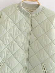 Women's Solid Pocket Long Sleeve Coat