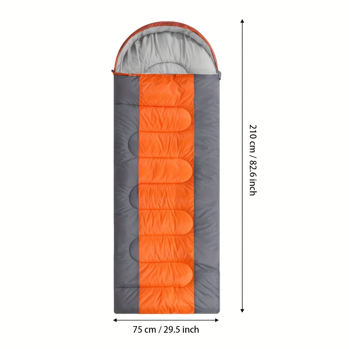 1pc Camping Sleeping Bag Set with Pillow, Eye Mask, Earplugs