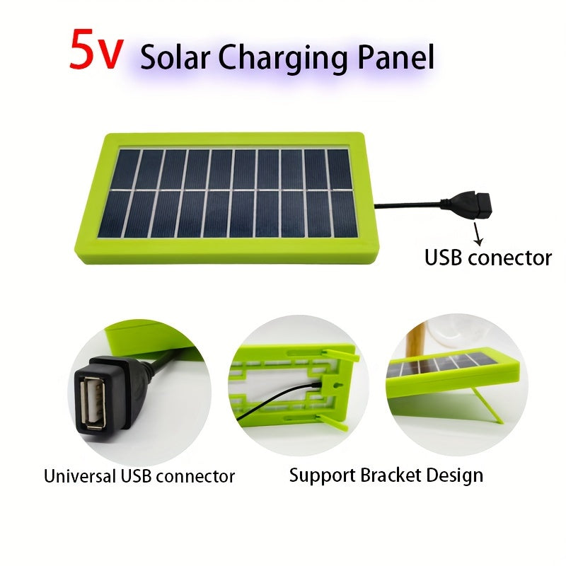 10W5V Solar Camping Charging Board for Outdoor Power Supply
