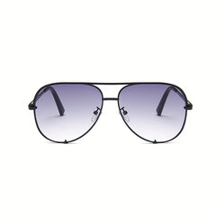 Aviator Sunglasses Gradient Lens Metal Frame UV400