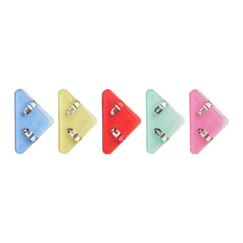 5pcs Transparent File Corner Clip