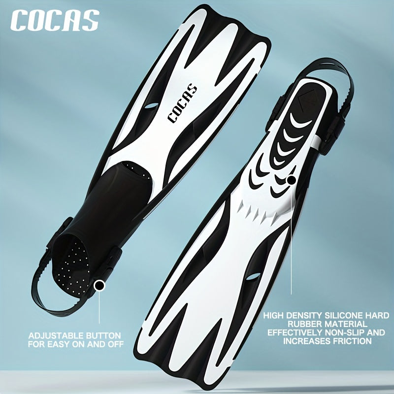 Adjustable Long Fins Silicone Fins Dive Flippers