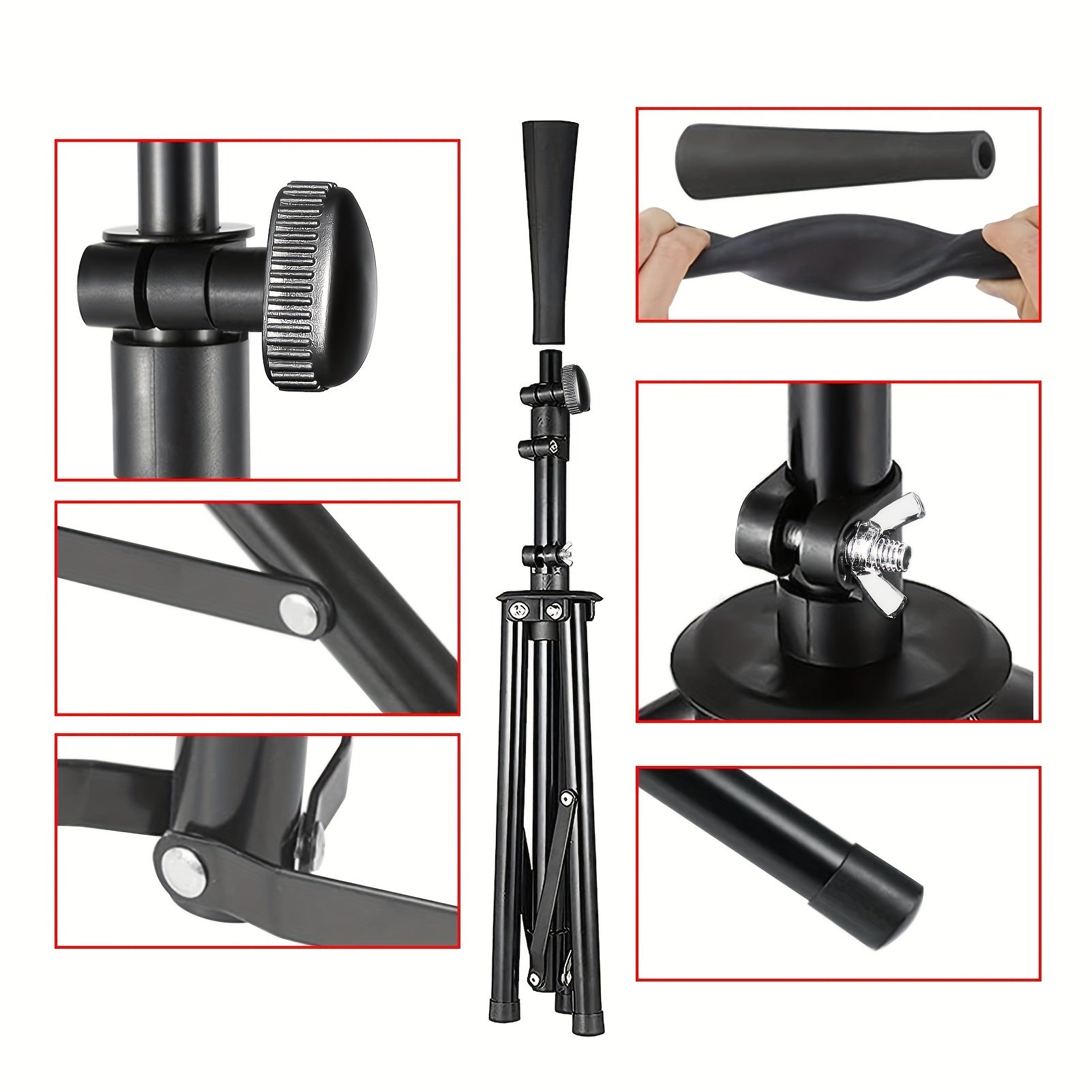 Adjustable Baseball Softball Tripod Rubber Tee For Batting