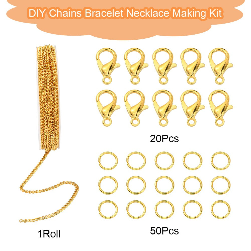 Iron Chain Lobster Clasp for Necklaces