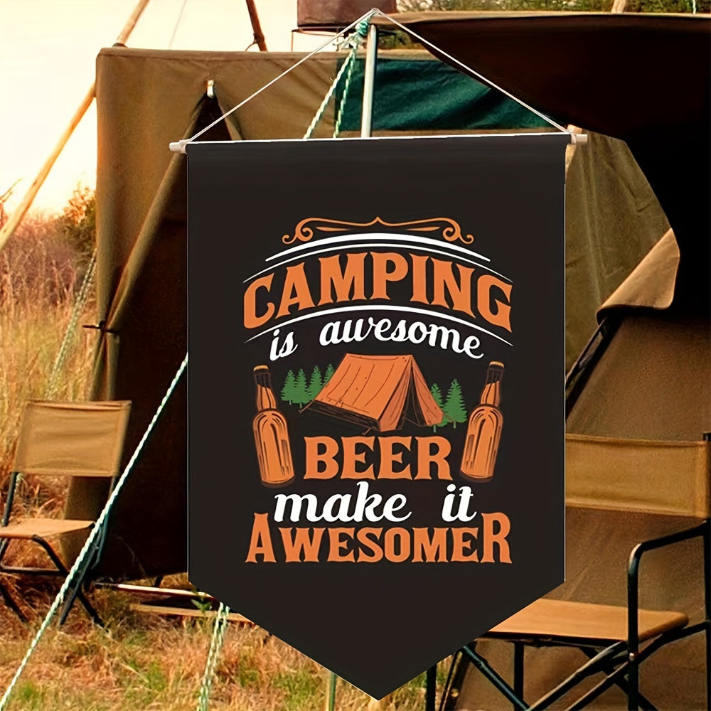 1pc Camping Campsite Flag Garden Decoration Flag