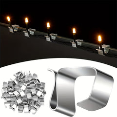 20pcs Christmas String Light Hook Outdoor Clip for Holiday Decoration