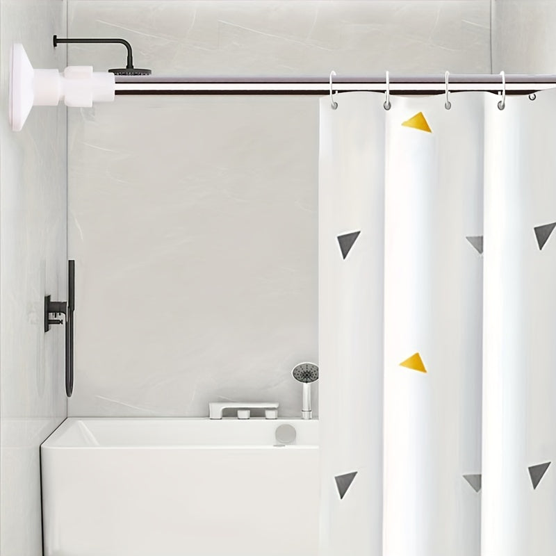 Telescopic Rod Punching Drying Straight Rod Shower Curtain Rod
