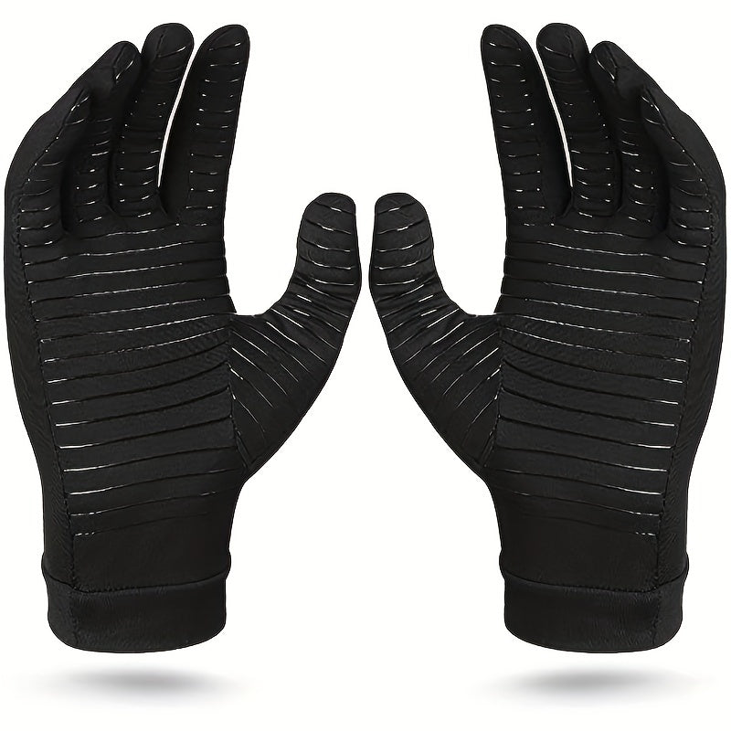 Copper Fiber Full Finger Health Care Gloves