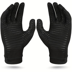 Copper Fiber Full Finger Health Care Gloves