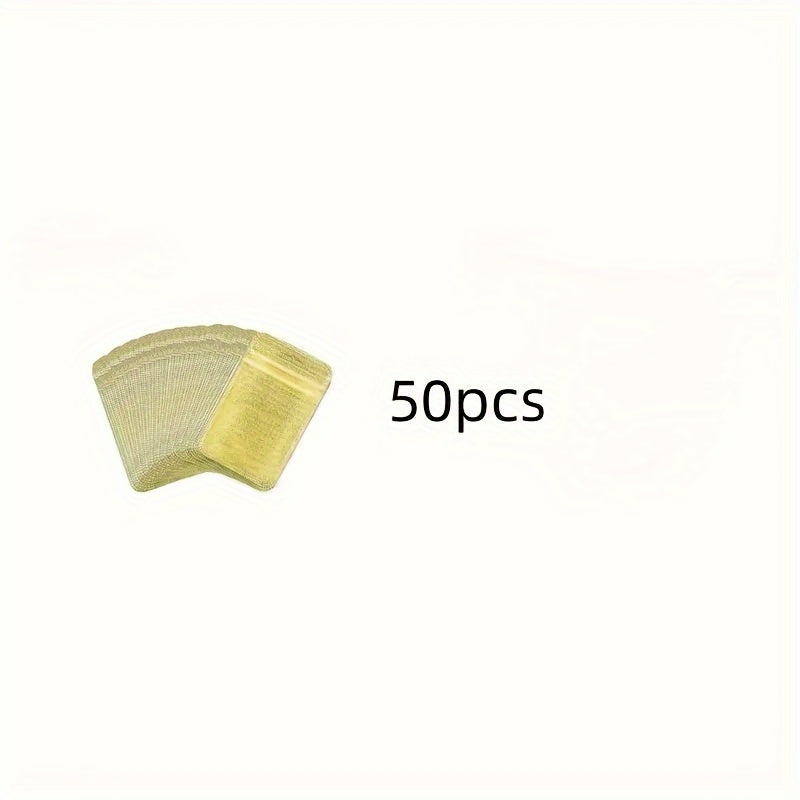 50pcs Self Sealing Bag DIY Diamond Painting Tools Adhesive Bag